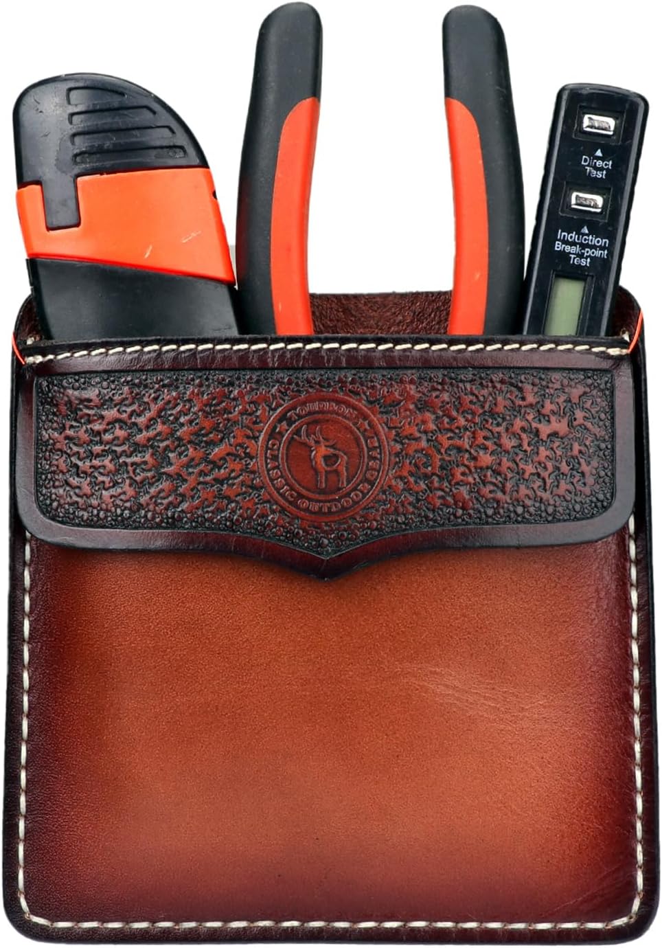 Tourbon Leather Pocket Protector Tool Pouch for Jeans Shirts Pocket Sleeve 